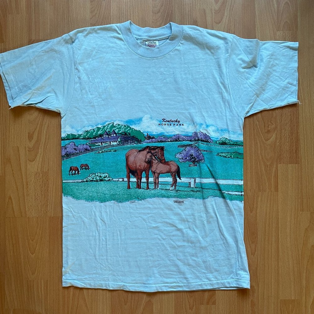1989 Vintage Kentucky Horse Park Shirt NEW!